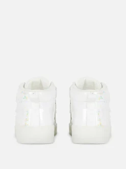 Glitzernde, Leuchtende High-Top-Sneaker