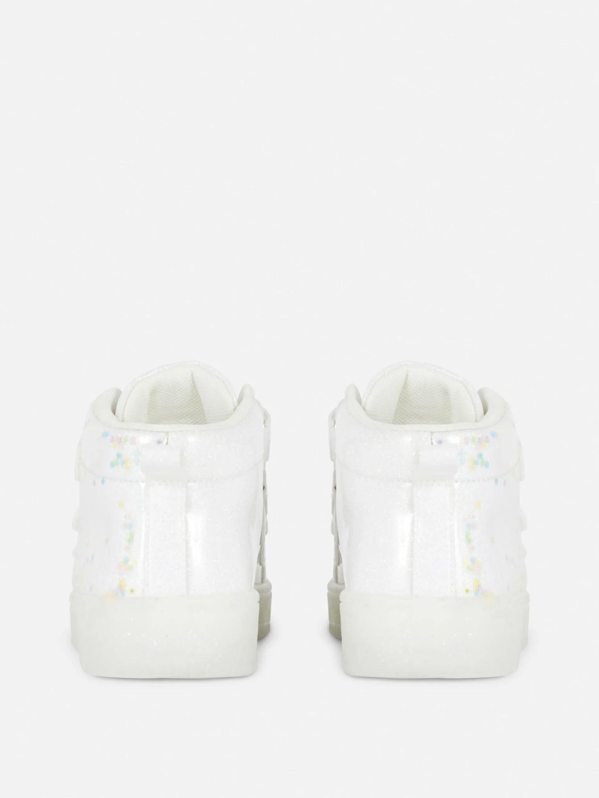 Glitzernde, Leuchtende High-Top-Sneaker