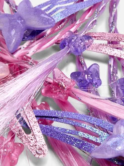 Glitzernde Schmetterlings-Haarspangen, 4er-Pack