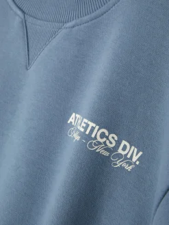 Grafik-Sweatshirt Mit Rundhalsausschnitt