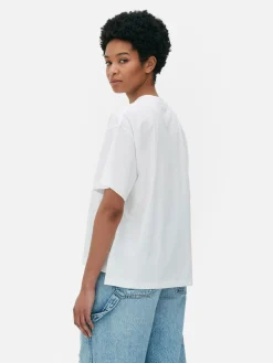 Grafik-T-Shirt Mit Geradem Schnitt