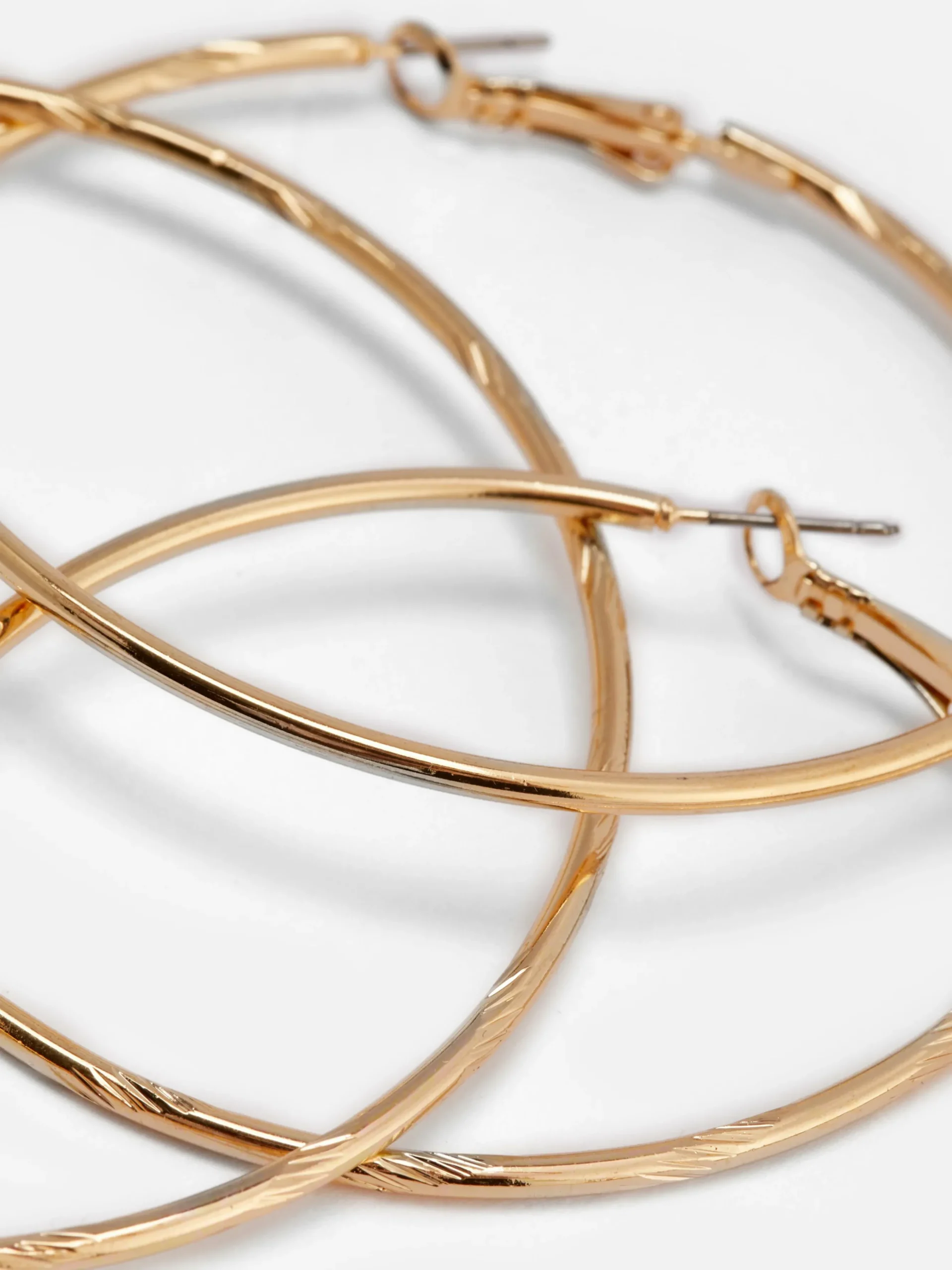 Große Creolen, 2er-Pack