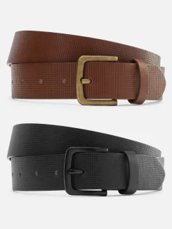 Gürtel Mit Prägung, 2er-Pack