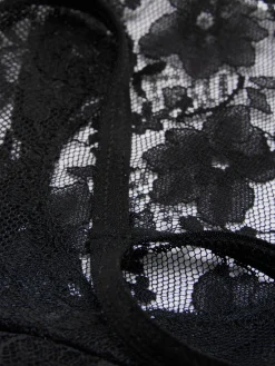 G-String-Tanga Mit Blumenspitze