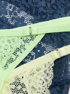 G-String-Tangas Aus Spitze, 3er-Pack