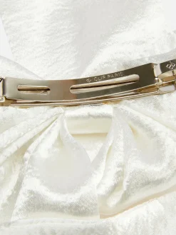 Haarschleife Aus Satin Mit Knittereffekt