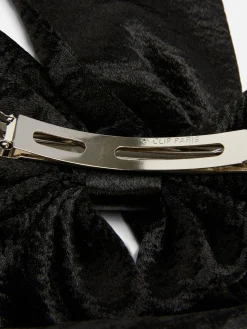 Haarschleife Aus Satin Mit Knittereffekt