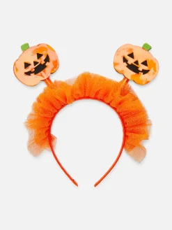 Halloween-Haarreif Im Kürbisdesign