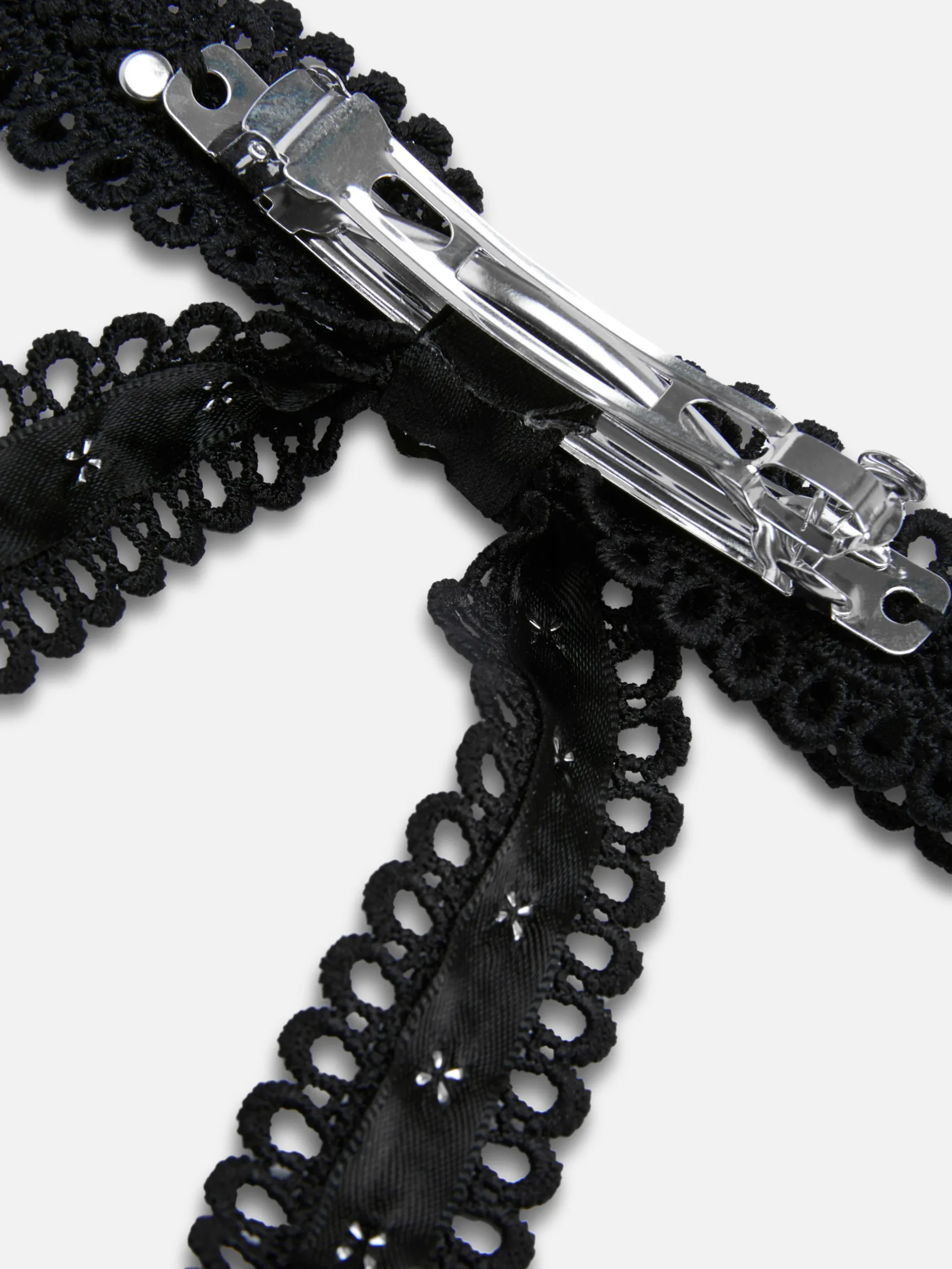 Halloween-Haarspange Mit Spitzenschleife