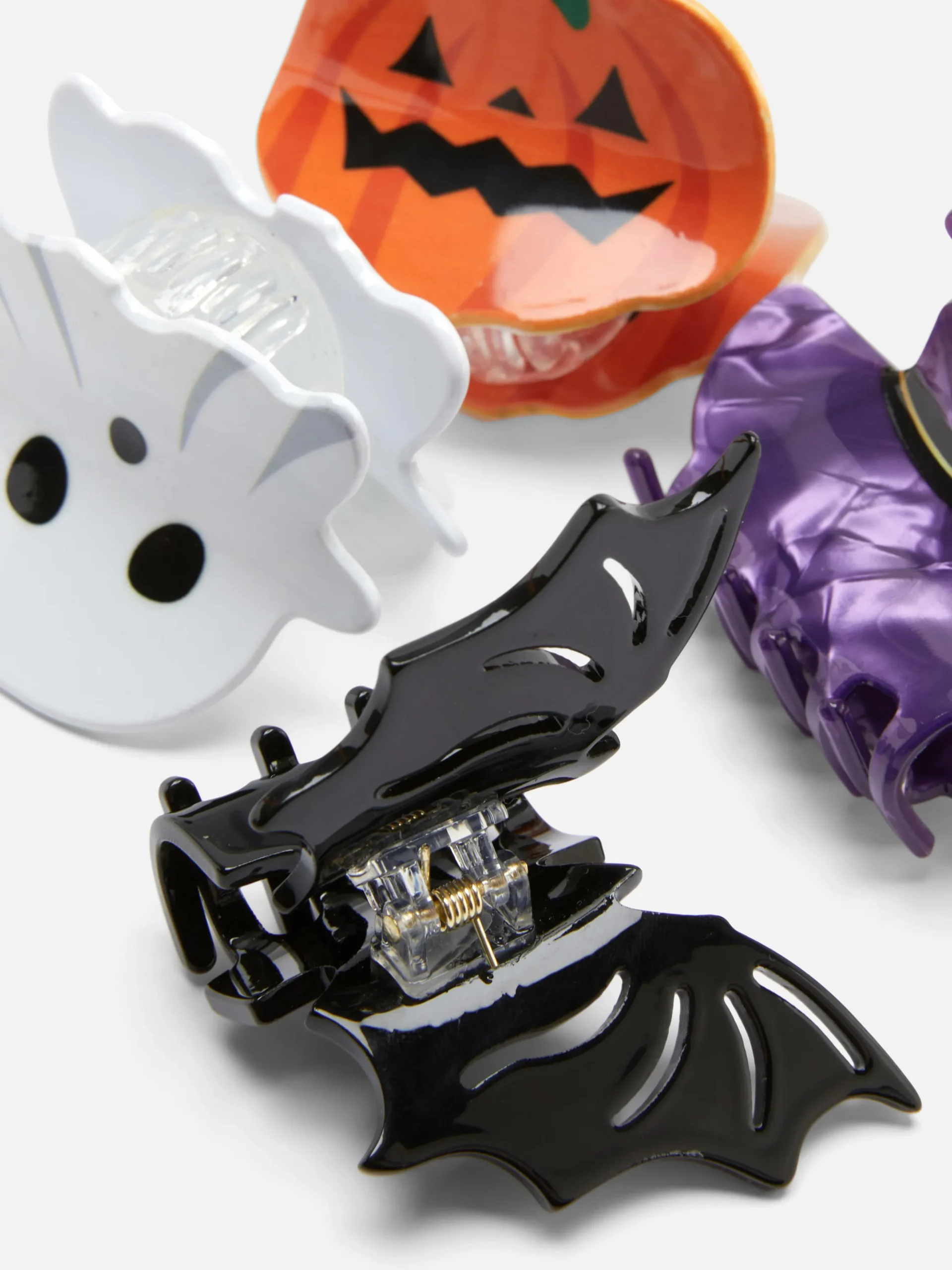 Halloween-Haarspangen, 4er-Pack