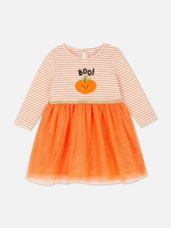 Halloween-Tutu-Kleid Mit Kürbis-Motiv