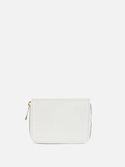 Handtasche In Kroko-Optik Mit Reißverschluss