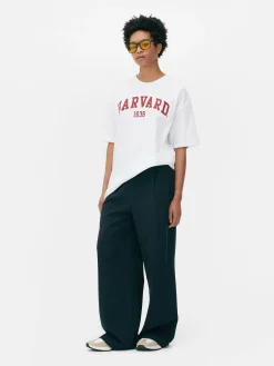 „Harvard“ T-Shirt Im Oversized-Look