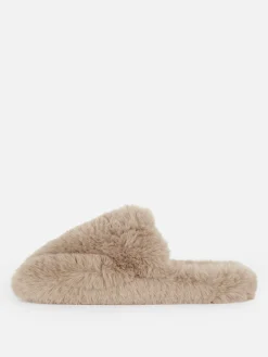 Hausschuhe Aus Kunstpelz
