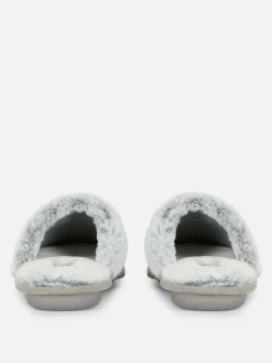 Hausschuhe In Wildleder-Optik