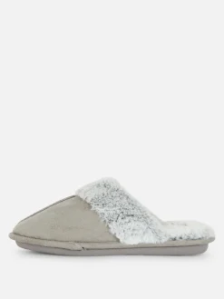 Hausschuhe In Wildleder-Optik