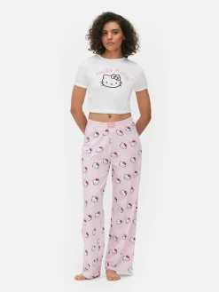„Hello Kitty“ Baby Tee Schlafanzug-Oberteil