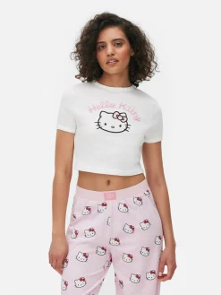 „Hello Kitty“ Baby Tee Schlafanzug-Oberteil
