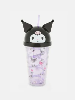 „Hello Kitty Kuromi“ Becher Mit Trinkhalm