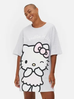 „Hello Kitty“ Schlaf-T-Shirt Im Oversized-Look