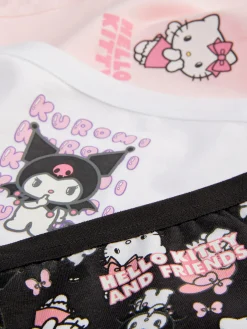 „Hello Kitty“ Slips Mit Hohem Beinausschnitt, 3er-Pack