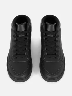 High-Top-Sneaker In Blockfarben