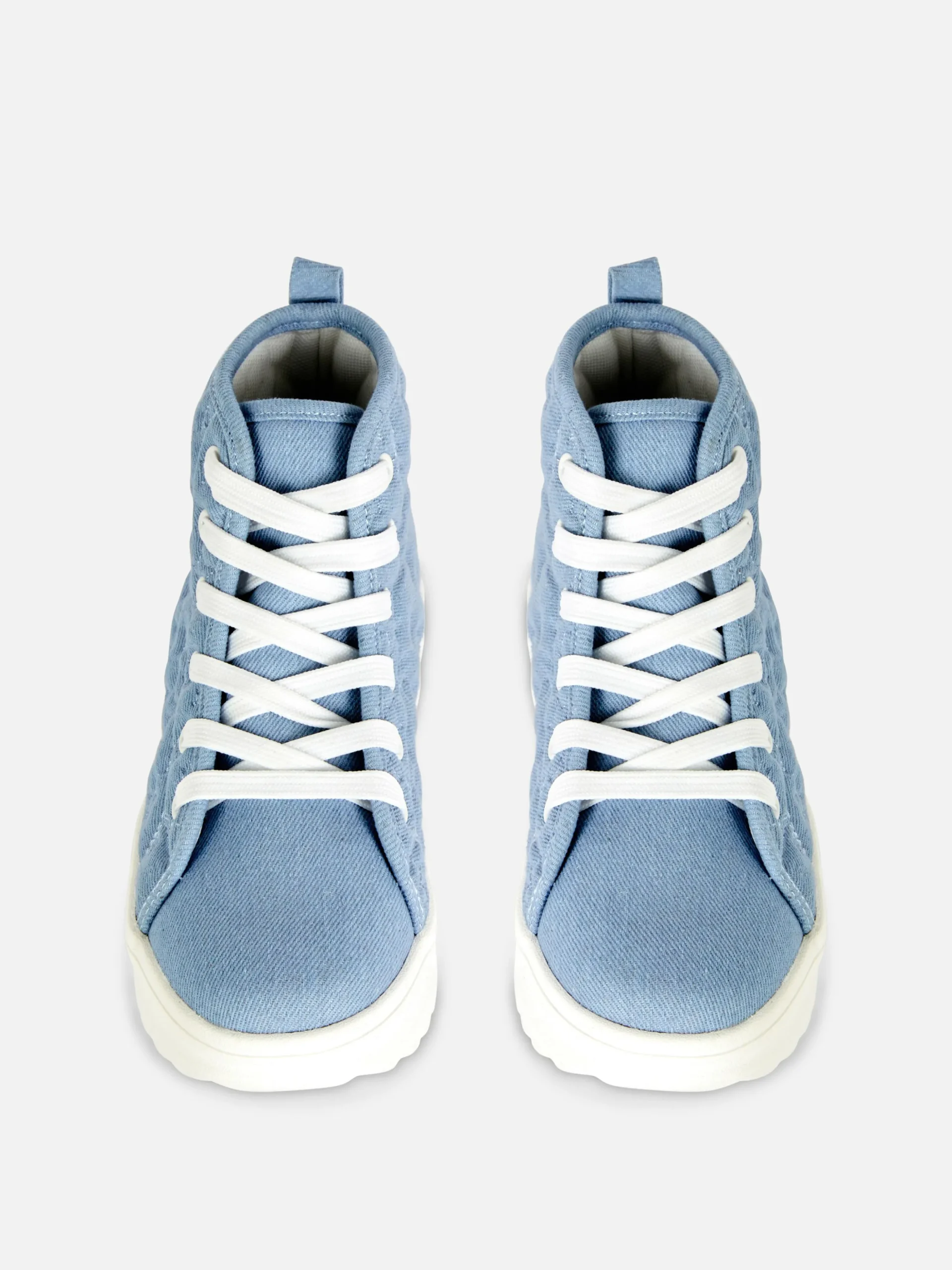 High-Top-Sneaker Mit Dicker Sohle Und Sternenmuster