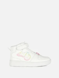 High-Top-Sneaker Mit Schmetterling In Ombré-Optik