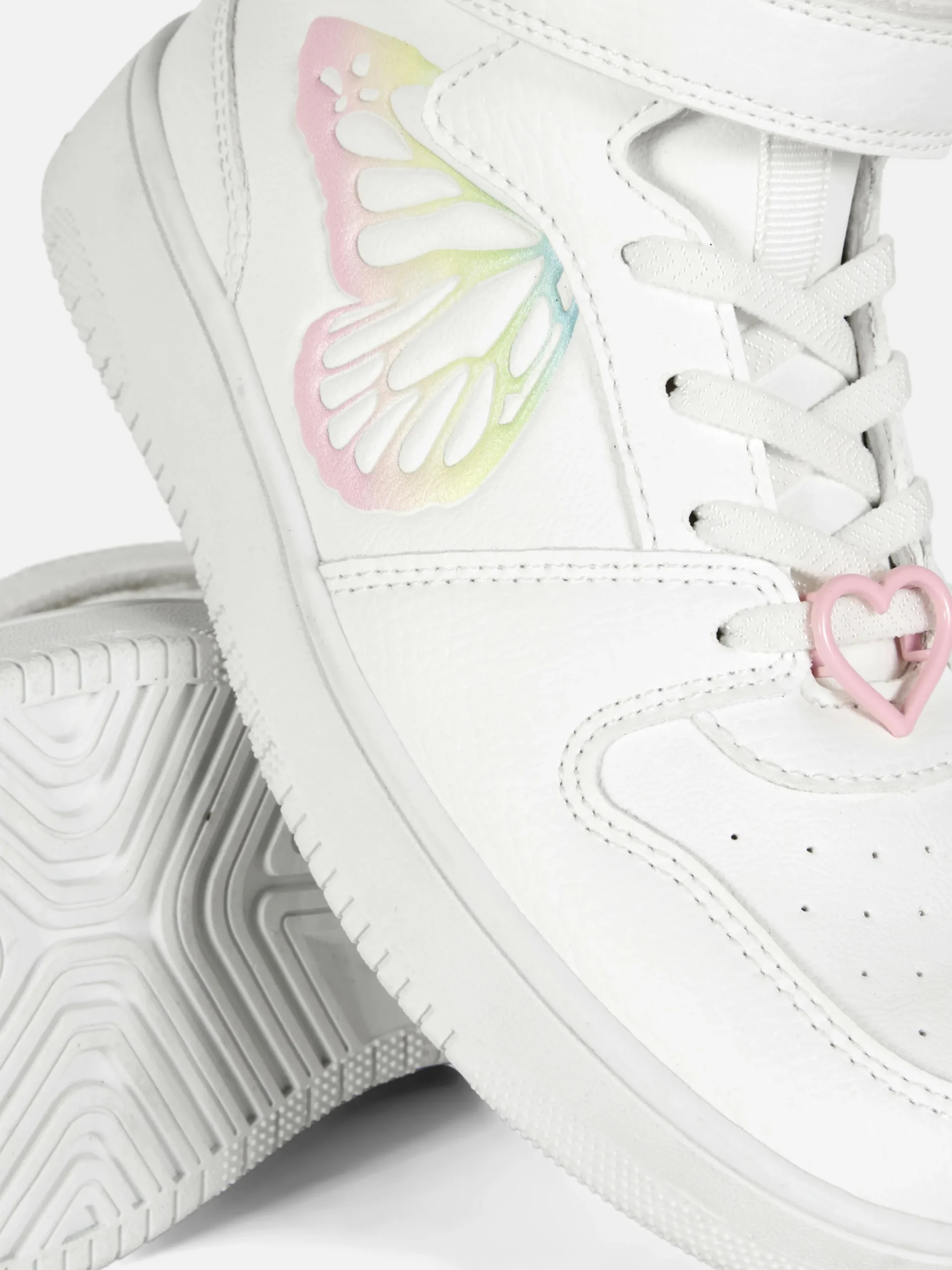 High-Top-Sneaker Mit Schmetterling In Ombré-Optik