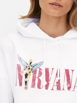Hoodie Mit „Nirvana“ Grafik
