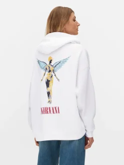Hoodie Mit „Nirvana“ Grafik