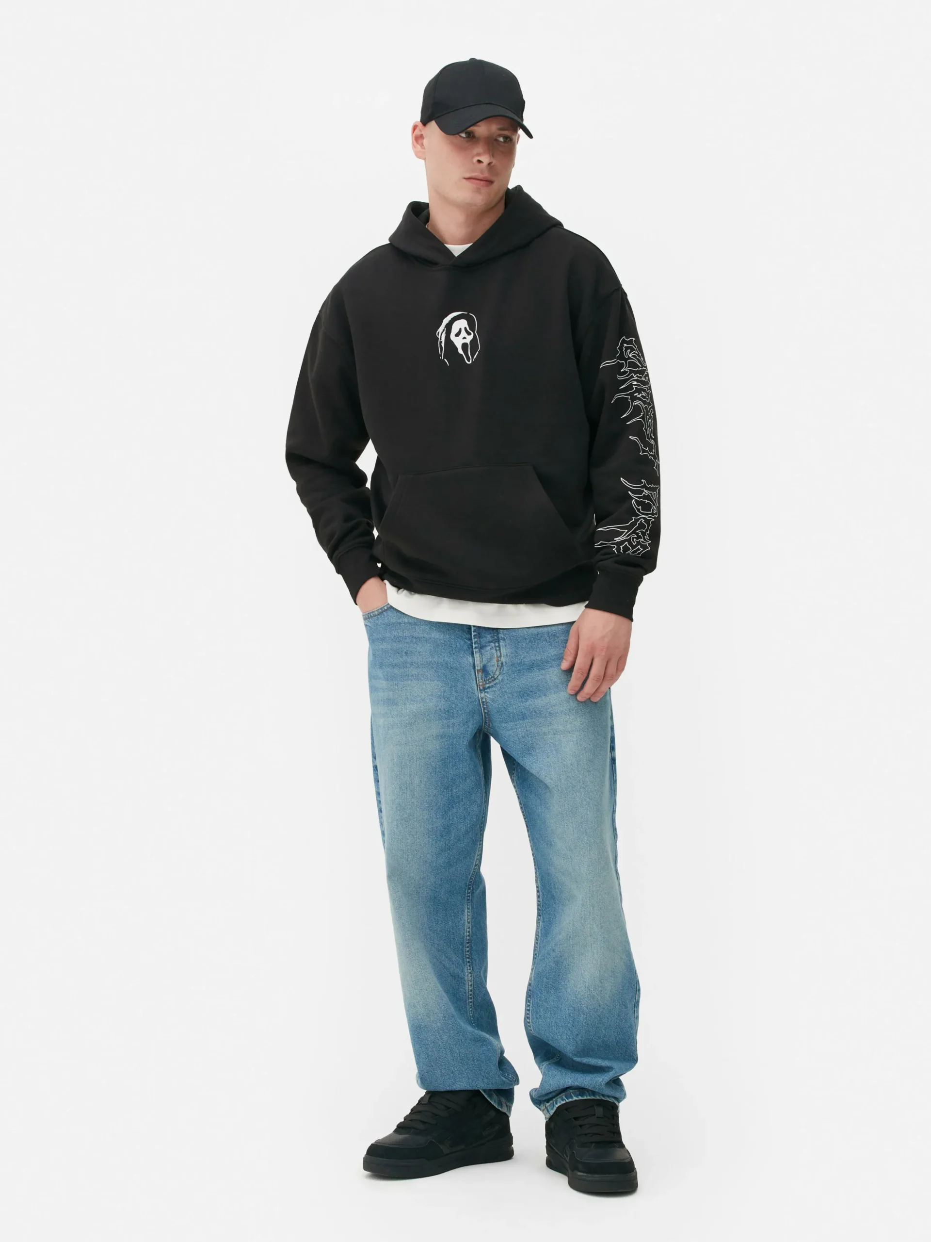 Hoodie Mit „Scream Ghostface“ Grafik