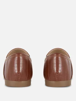 Horsebit-Loafer Aus Kunstleder