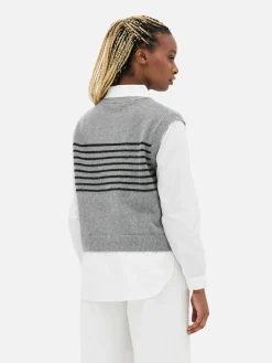 2-in-1-Hemd Mit Weste Im Lagenlook