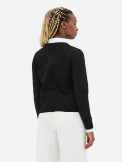 2-in-1-Hemd Und -Pullover