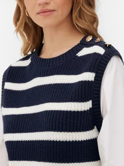 2-in-1-Set Aus Strickpullunder Und Hemd