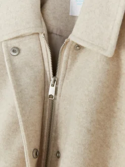 Jacke Mit Ballonsaum