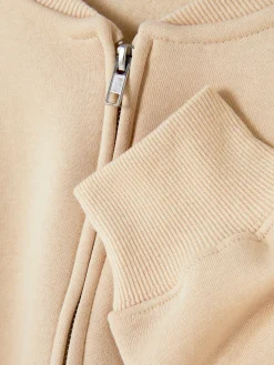 Jersey-Bomberjacke Mit Reißverschluss