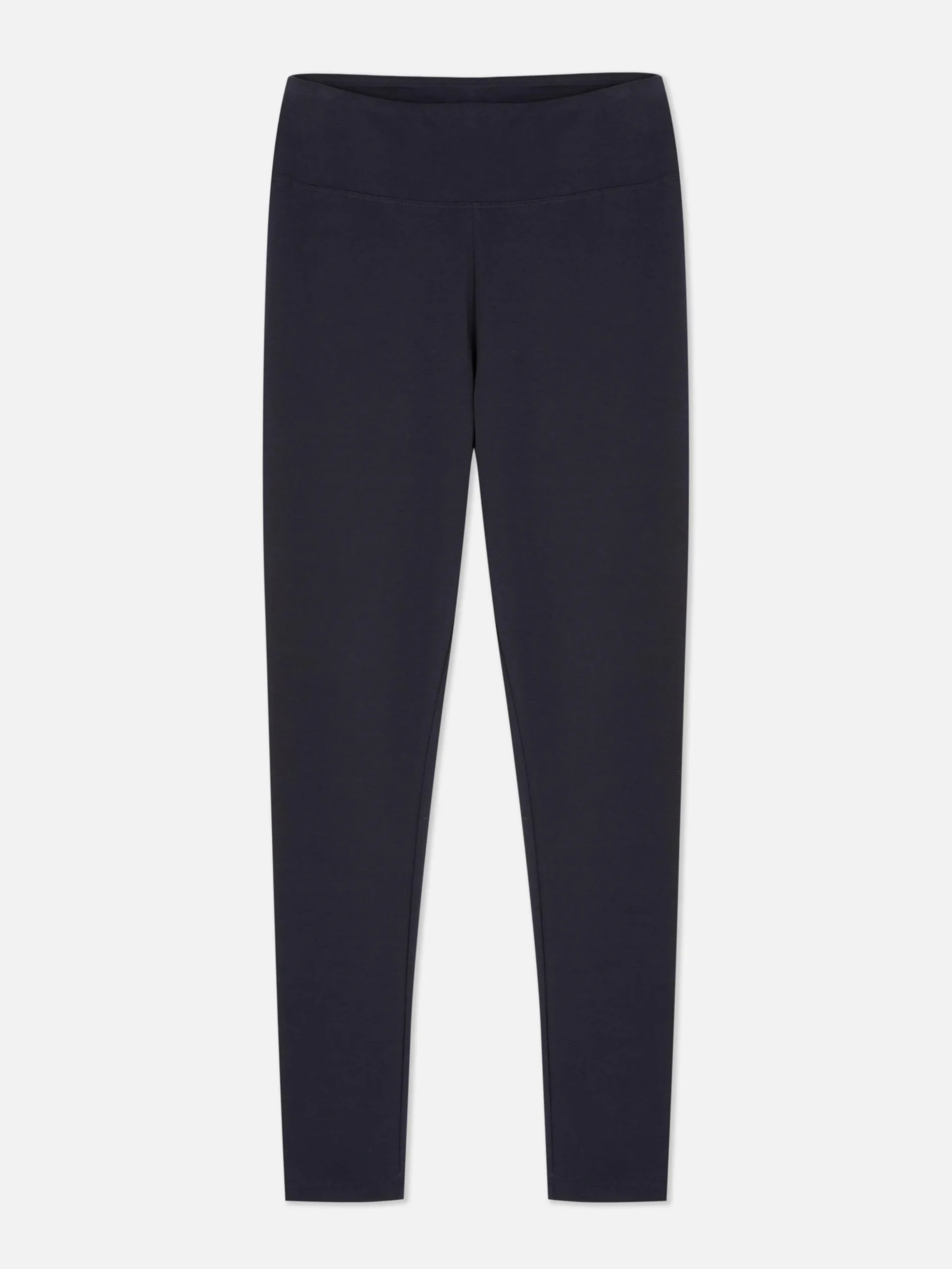 Jersey-Leggings Mit Hohem Bund