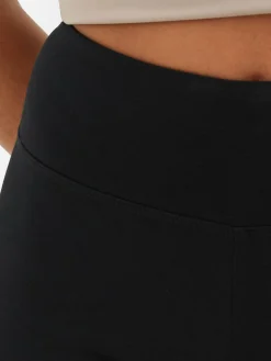 Jersey-Leggings Mit Hohem Bund