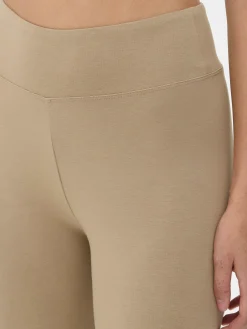 Jersey-Leggings Mit Hohem Bund