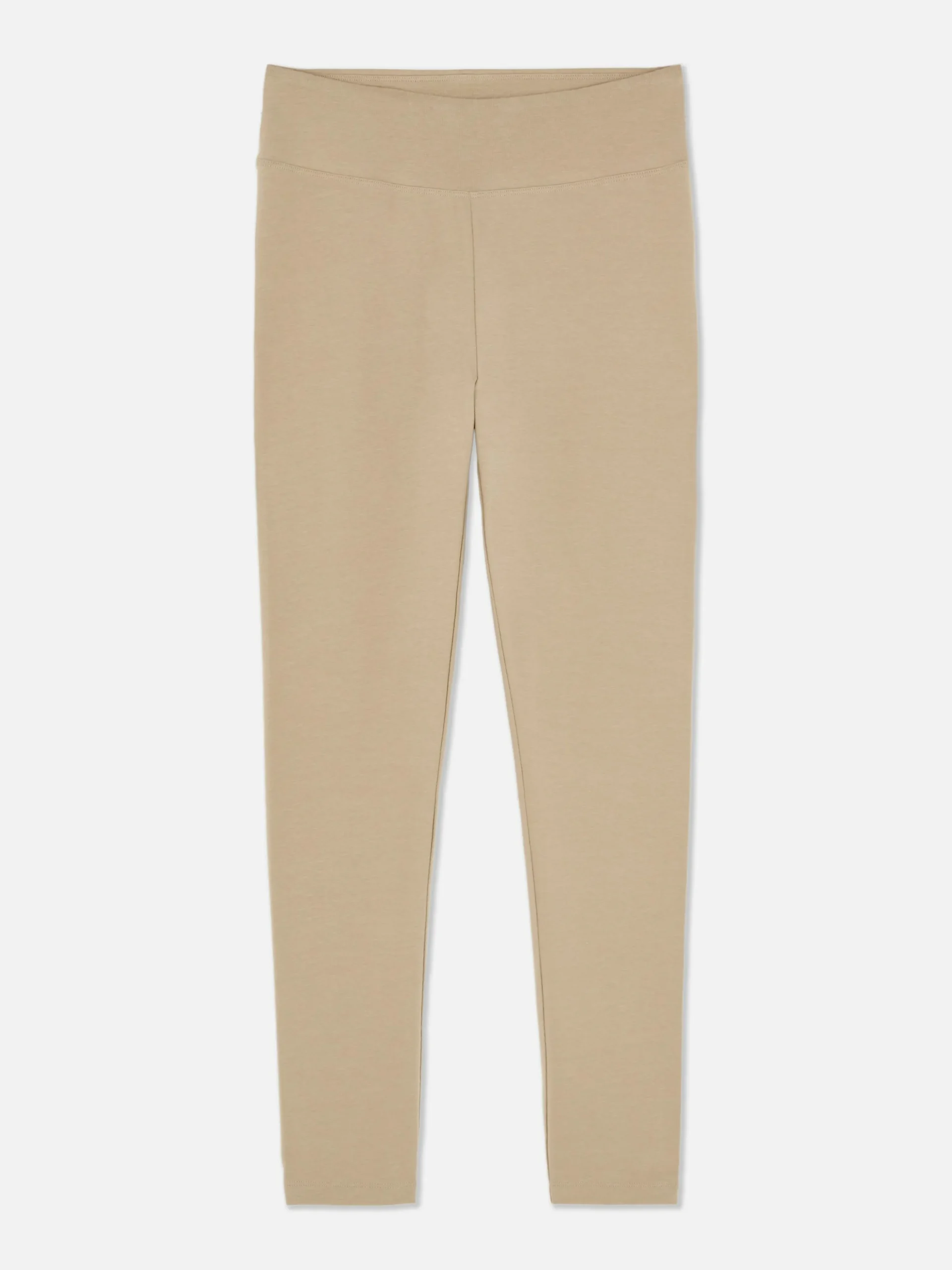 Jersey-Leggings Mit Hohem Bund