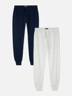Jersey-Schlafanzughosen, 2er-Pack