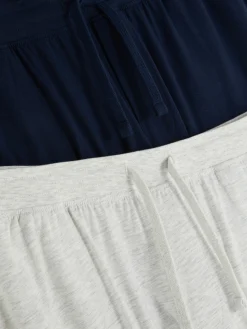 Jersey-Schlafanzughosen, 2er-Pack