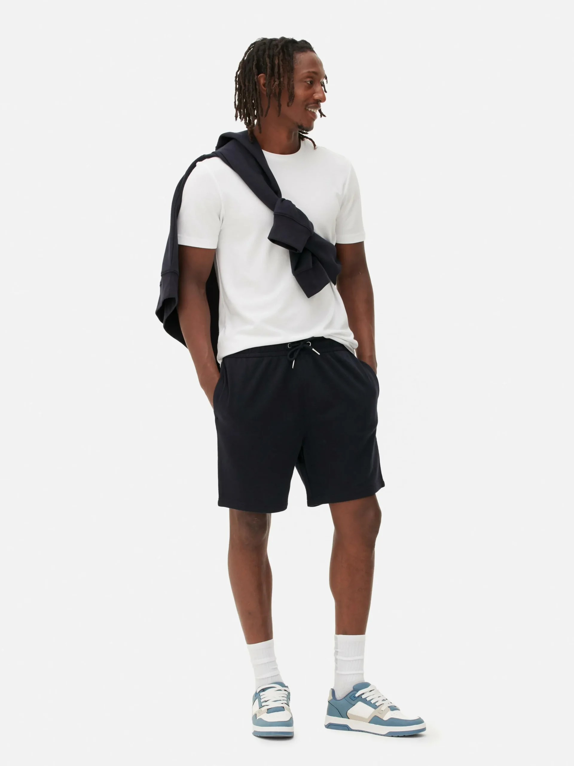 Jersey-Shorts Mit Kordelzug