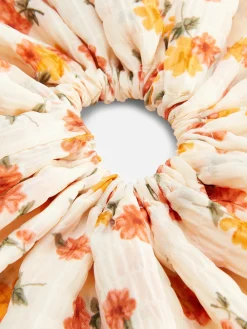 Jumbo-Haargummi Mit Blumenmuster