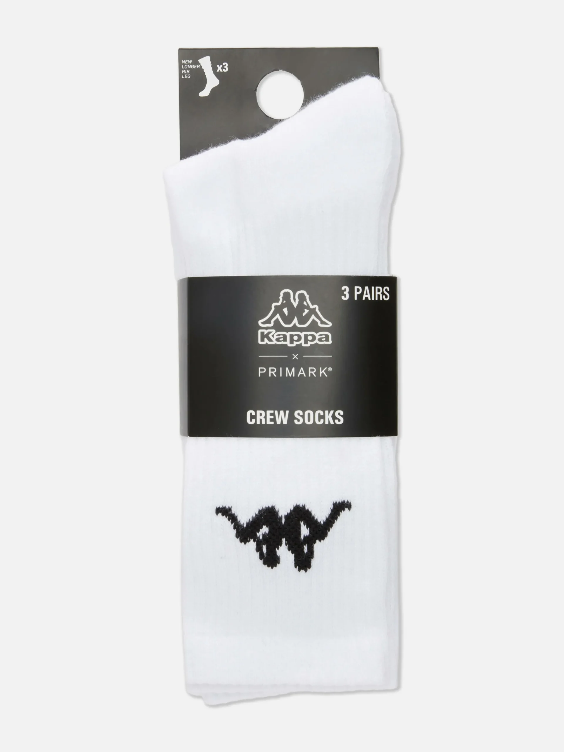 „Kappa X Primark“ Crew-Socken, 3er-Pack