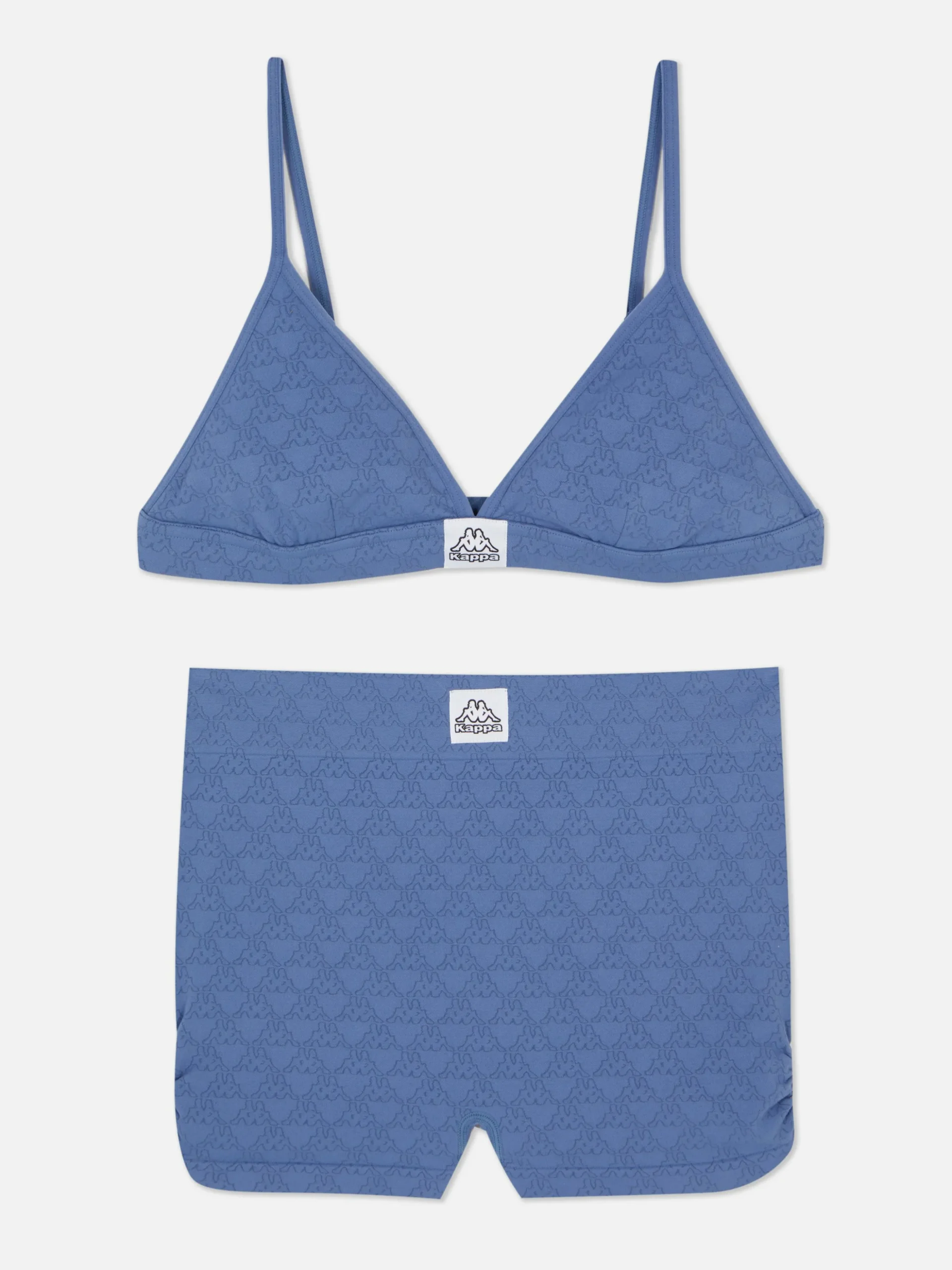 „Kappa X Primark“ Set Aus Nahtlosem Bralette-BH Und Shorts