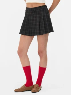 Karierter „Rita Ora“ Minirock Zum Kombinieren