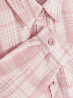 Kariertes Blusenkleid